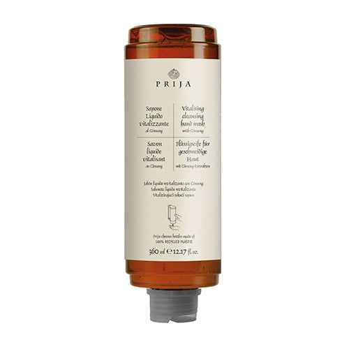 Flüssigseife "Prija" 360 ml "vitalisierend" mit Ginseng-Extrakten, Cysoap Drückspender