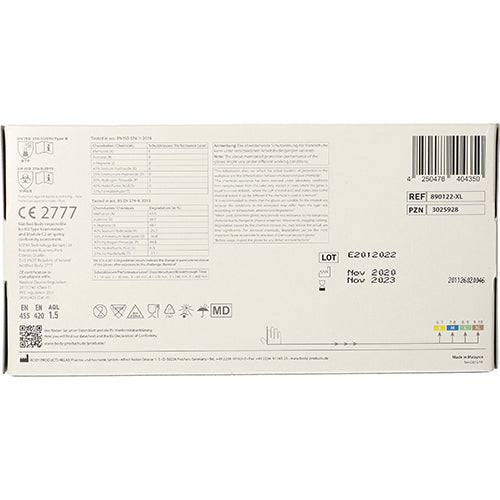 200 "Medi-Inn" Handschuhe, Nitril puderfrei "White" weiss Größe XL