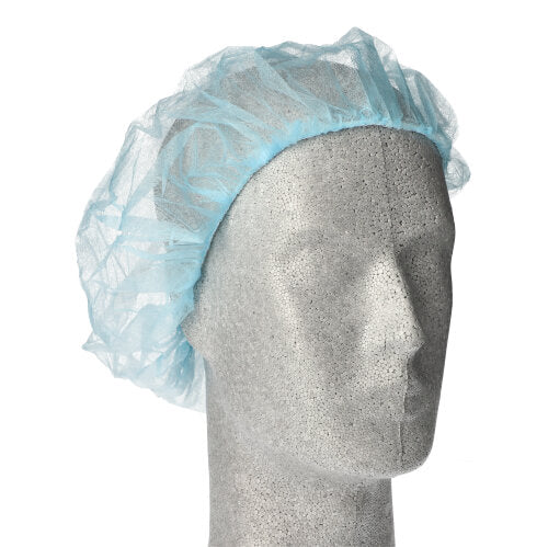 100 "Medi-Inn" Barett-Hauben, Vlies Ø 52 cm blau