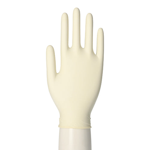 100 "Medi-Inn PS" Handschuhe, Latex puderfrei "Comfort" weiss - natur Größe L