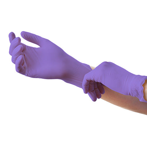 100 "Medi-Inn Classic" Handschuhe, Nitril puderfrei lila "Nitril Purple" Größe XL
