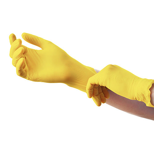 100 "Medi-Inn Classic" Handschuhe, Nitril puderfrei gelb "Nitril Yellow" Größe M