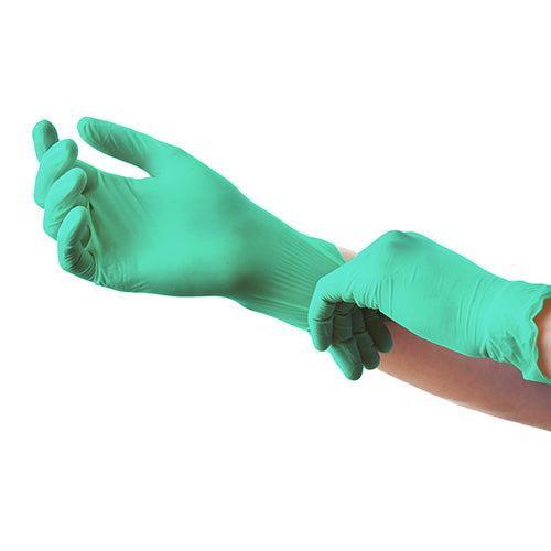 100 "Medi-Inn Classic" Handschuhe, Nitril puderfrei "Green Plus" grün Größe XS