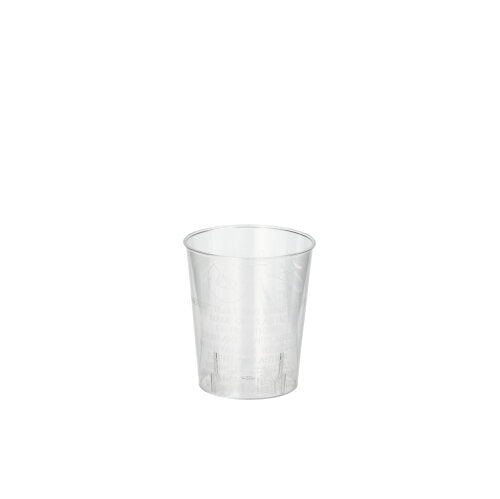 50 Gläser für Schnaps, PS 2 cl Ø 3,7 cm · 4,1 cm glasklar