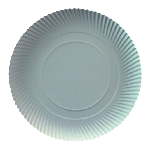50 Teller, Pappe [rc] rund Ø 30 cm · 2 cm weiss