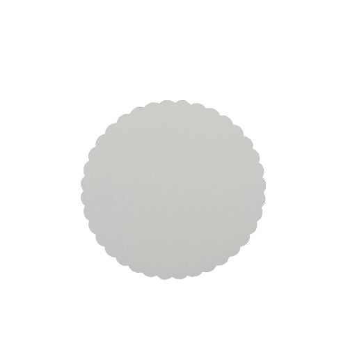 100 Tortenunterlagen, Pappe [rc] rund Ø 18 cm weiss
