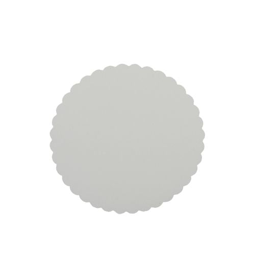 100 Tortenunterlagen, Pappe [rc] rund Ø 22 cm weiss