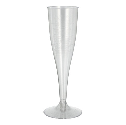 500 Stiel-Gläser für Sekt, PS 0,1 l Ø 5 cm · 17,5 cm glasklar