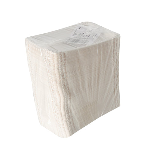 250 Teller, Pappe [ff] eckig 10 cm x 16 cm weiss
