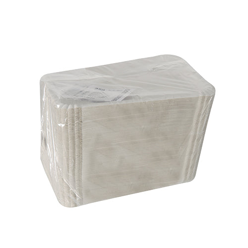 250 Teller, Pappe [rc] eckig 16 cm x 23 cm weiss