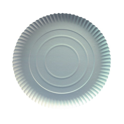 100 Teller, Pappe [ff] rund Ø 26 cm · 2 cm weiss