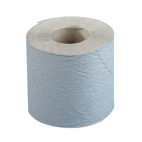 48 Rollen Toilettenpapier, 1-lagiges Krepp Ø 11,5 cm · 12 cm x 9,8 cm natur "Basic" 400 Blatt