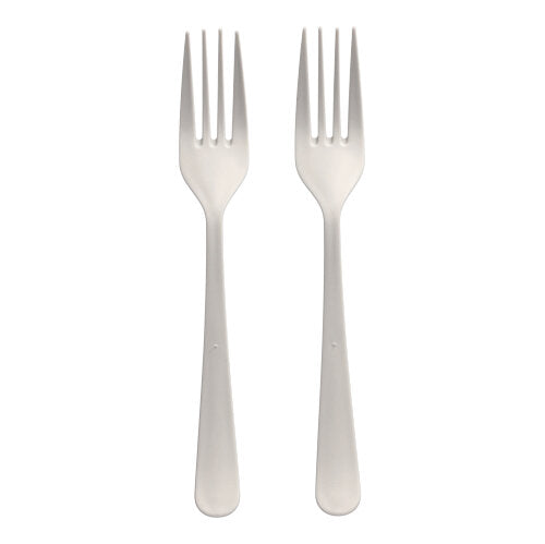 10 "Circulware by Haval" Mehrweg-Gabeln PP-MF 19 cm weiss "Gaia" extra stabil