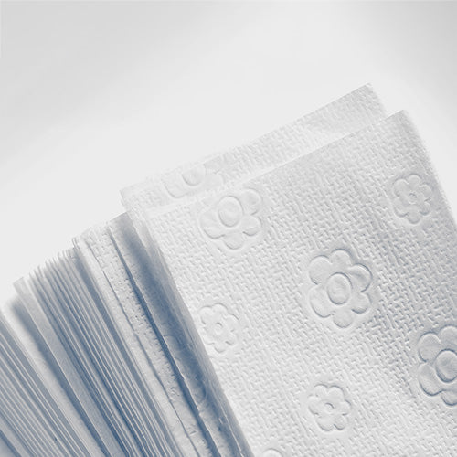 3200 Blatt Handtuchpapier V-Falz 23 cm x 25 cm weiss "Eco" 2-lagig (20x160)