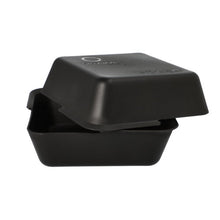 Lade das Bild in den Galerie-Viewer, 36 &quot;Circulware by Haval&quot; Mehrweg-Foodboxen 4,3 cm x 15,6 cm x 15,6 cm schwarz , 2-teilig
