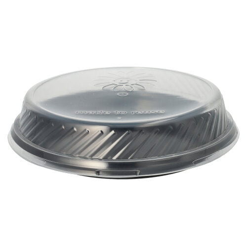 12 Mehrweg-Menü-Teller PP ungeteilt Ø 22 cm · 2,6 cm schwarz