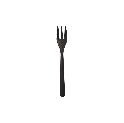 50 "Circulware by Haval" Mehrweg-Snackgabeln PP-MF 13 cm schwarz extra stabil