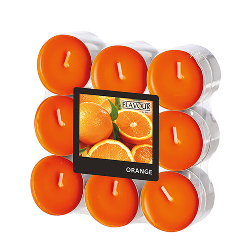18 "Flavour by GALA" Duftlichte Ø 37,5 mm · 16,6 mm orange - Orange