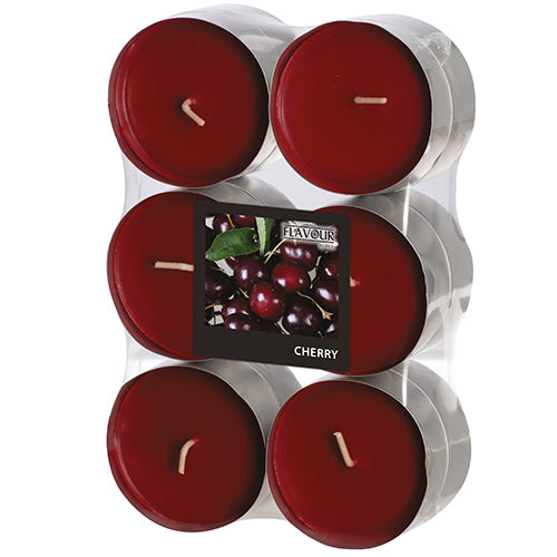 12 "Flavour by GALA" Maxi Duftlichte Ø 58 mm · 24 mm bordeaux - Cherry