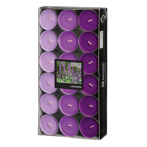 36 "Flavour by GALA" Duftlichte Ø 38 mm · 17 mm violett - Lavender "Ton in Ton"