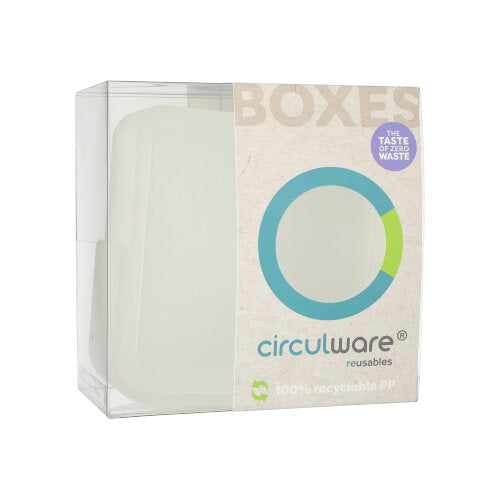 12 "Circulware by Haval" Deckel für Schalen Mix & Match eckig 2,5 cm x 15,6 cm x 15,6 cm transparent