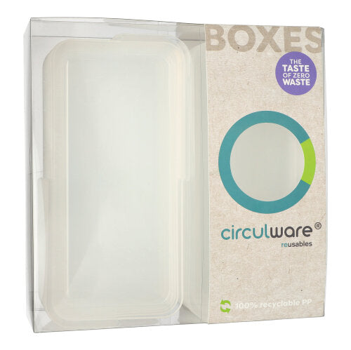 24 "Circulware by Haval" Deckel für Schalen Mix & Match eckig 2,5 cm x 11,7 cm x 23,4 cm transparent
