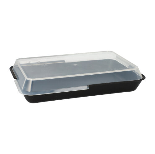 12 "Circulware by Haval" Mehrweg-Schalen Mix & Match eckig 2,9 cm x 15,6 cm x 23,4 cm schwarz