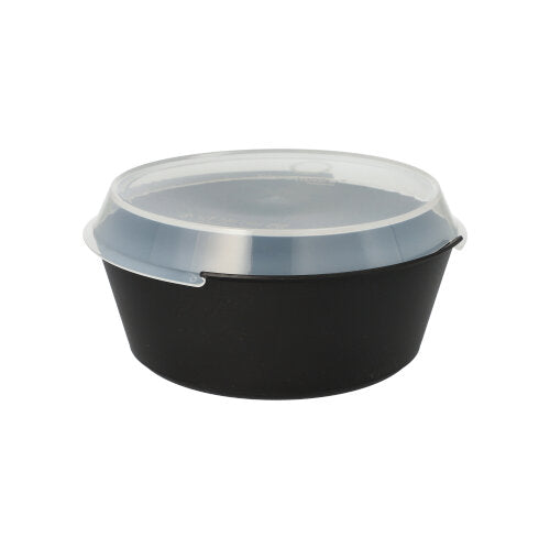 8 "Circulware by Haval" Mehrweg-Schalen Mix & Match rund 1200 ml Ø 18,3 cm · 6,9 cm schwarz