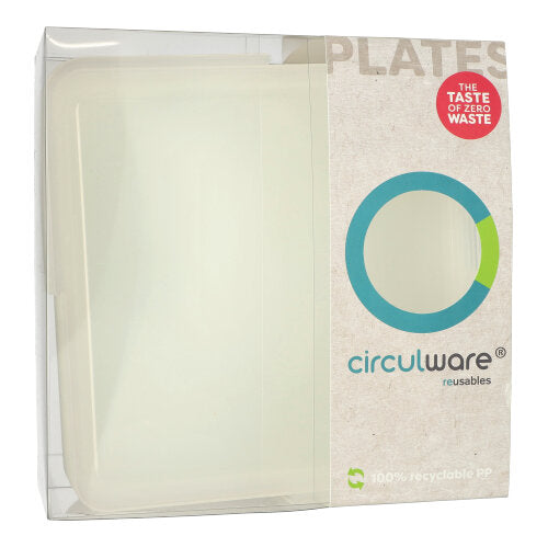 12 "Circulware by Haval" Deckel für Schalen Mix & Match eckig 2,5 cm x 23,4 cm x 23,4 cm transparent