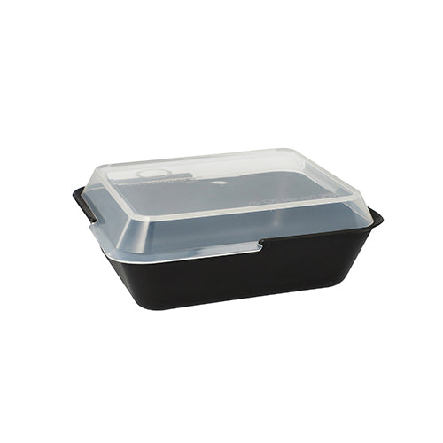 16 "Circulware by Haval" Mehrweg-Schalen Mix & Match eckig 4,7 cm x 15,6 cm x 11,7 cm schwarz