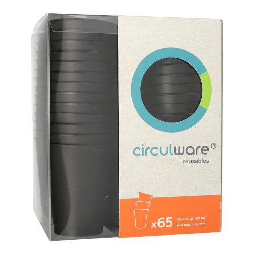 65 "Circulware by Haval" Mehrweg-Automatenbecher rund 0,18 l Ø 7 cm · 8,7 cm