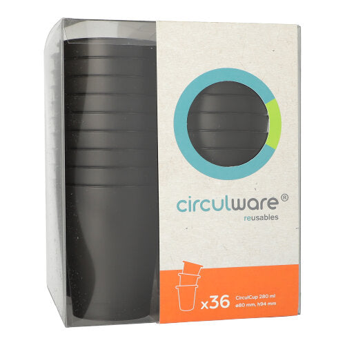 36 "Circulware by Haval" Mehrweg-Automatenbecher rund 0,28 l Ø 8 cm · 9,4 cm
