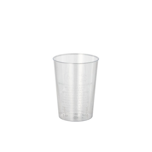 45 Trinkbecher PS 0,07 l Ø 5 cm · 6,5 cm glasklar