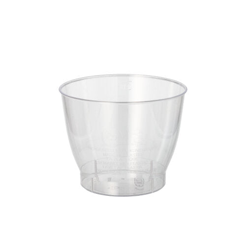 25 Trinkbecher PS 0,16 l Ø 7,5 cm · 5,9 cm glasklar