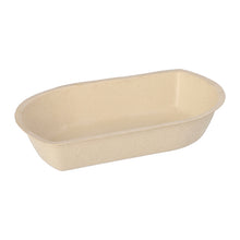 Lade das Bild in den Galerie-Viewer, 50 Snacktrays Zuckerrohr 3,6 cm x 12,2 cm x 19,4 cm natur
