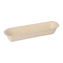 Lade das Bild in den Galerie-Viewer, 50 Snacktrays Zuckerrohr 3,3 cm x 7,1 cm x 21 cm natur
