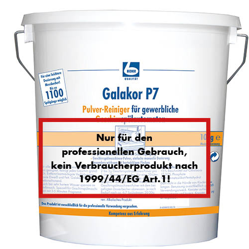 10 kg "Dr. Becher" Galakor P7 Geschirrreiniger (Pulver)