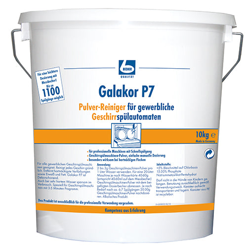 10 kg "Dr. Becher" Galakor P7 Geschirrreiniger (Pulver)