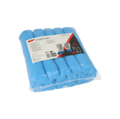 100 "WORK-INN/PS" Überschuhe CPE blau für Schuhgr. 38-47